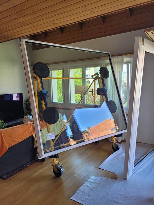 Beispiel Glaserarbeit