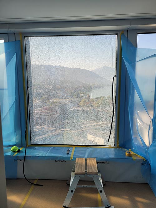 Beispiel Glaserarbeit